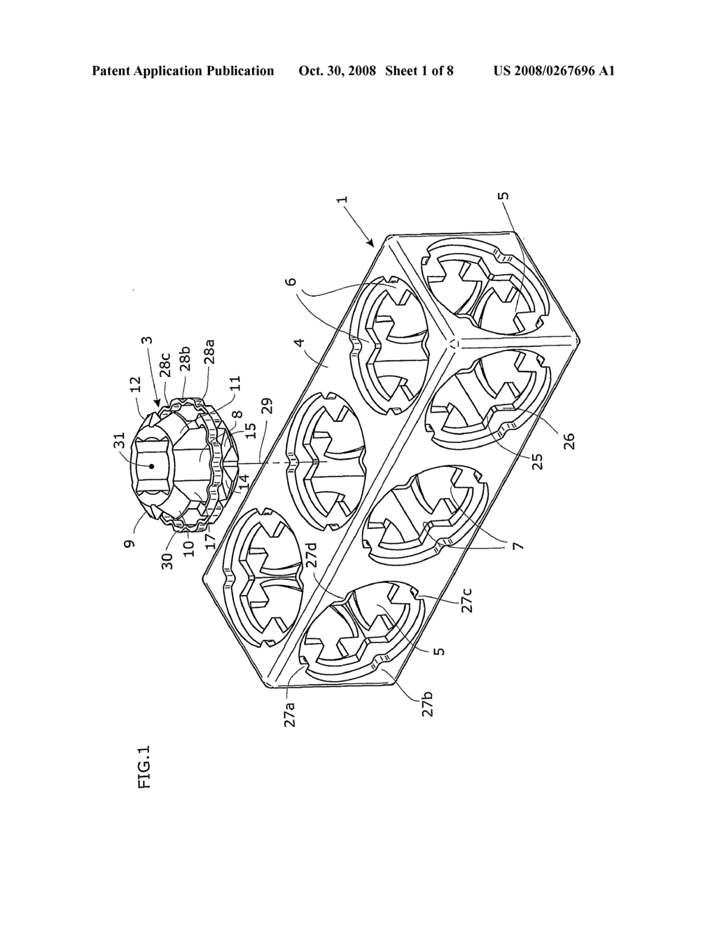 Coupling Between Two Objects, Object Intended Therefor, and Mocular Building System - diagram, schematic, and image 02