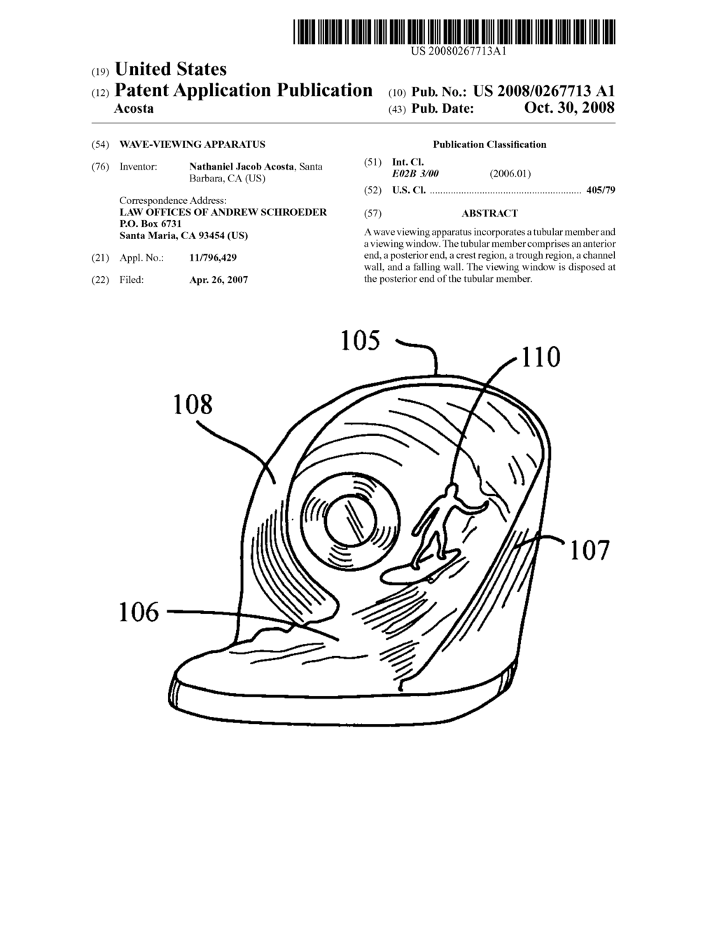 Wave-viewing apparatus - diagram, schematic, and image 01