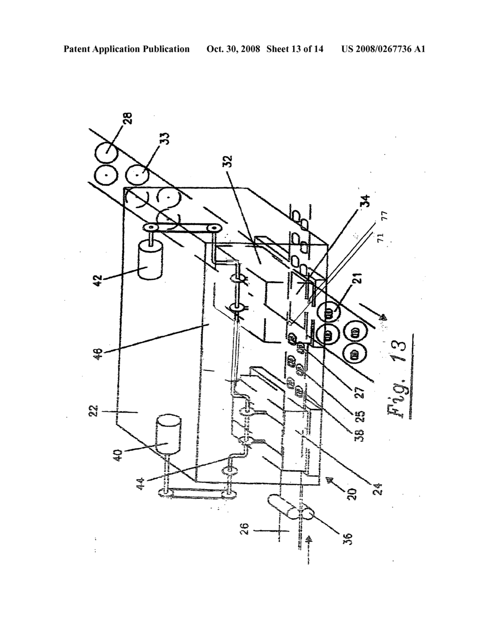 System for forming and securing lift-tabs to can ends having an elongated crank shaft - diagram, schematic, and image 14