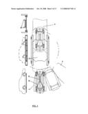 Wholly Automated Mobile Device and Corresponding Fast, Economical and Compact Method for Parking Private Vehicles diagram and image