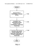 METHOD AND APPARATUS FOR PLACING STICKS diagram and image