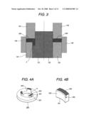 CORE ROD FOR FORMING A CYLINDRICAL GREEN COMPACT, APPARATUS FOR FORMING A CYLINDRICAL GREEN COMPACT, AND METHOD FOR FORMING A CYLINDRICAL GREEN COMPACT diagram and image