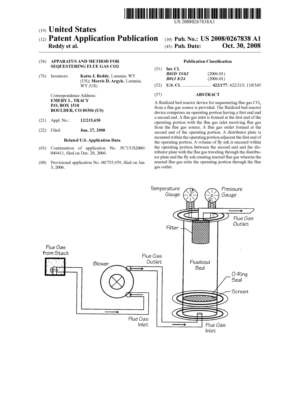 Apparatus and method for sequestering flue gas CO2 - diagram, schematic, and image 01