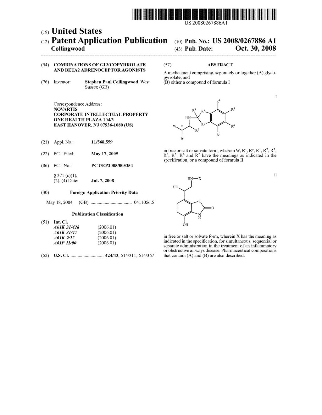 Combinations of Glycopyrrolate and Beta2 Adrenoceptor Agonists - diagram, schematic, and image 01