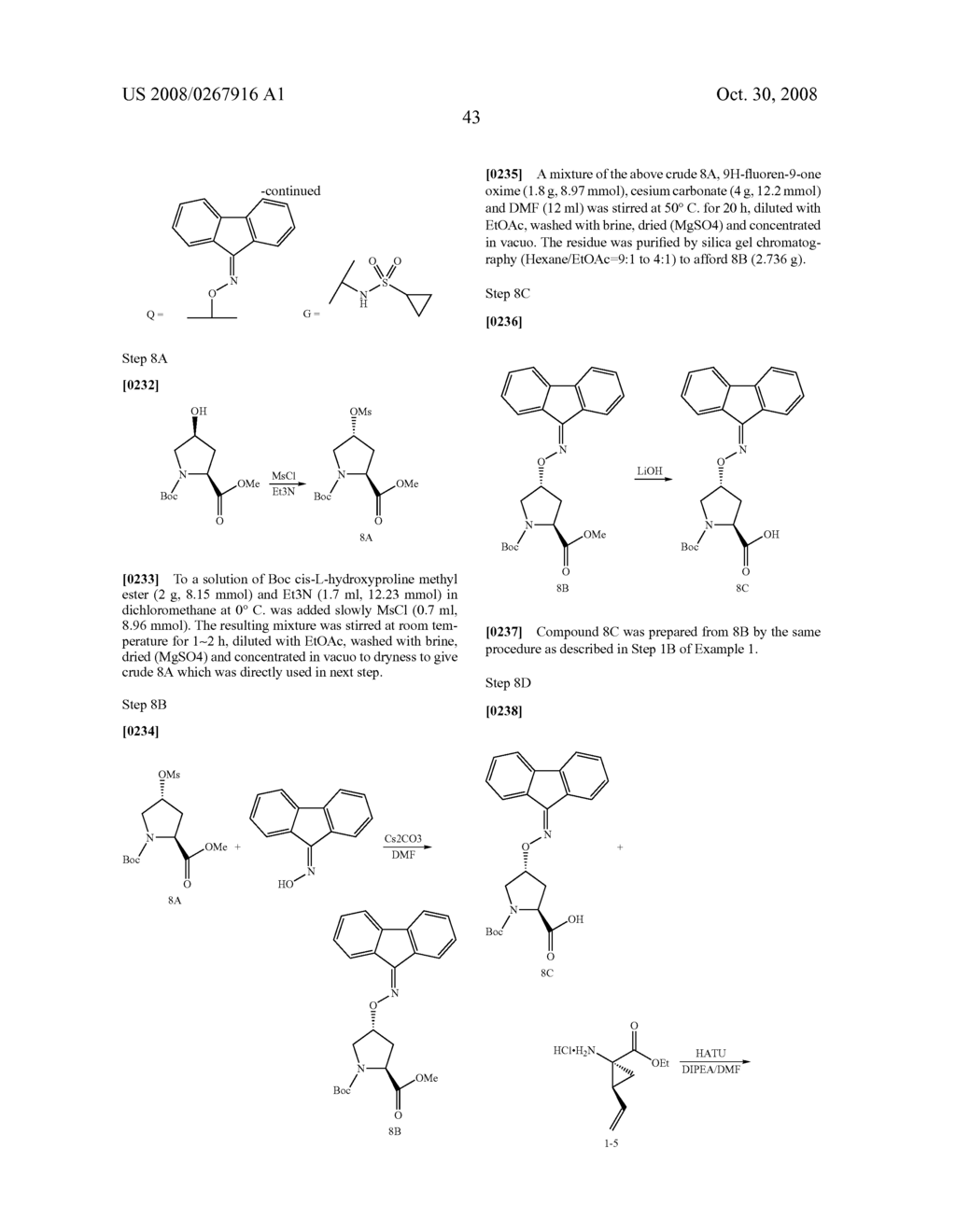 CYCLIC P3 TRIPEPTIDE HEPATITIS C SERINE PROTEASE INHIBITORS - diagram, schematic, and image 44