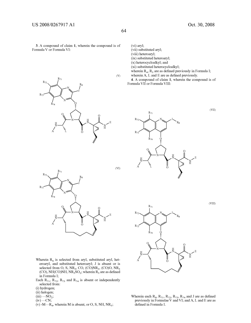 N-FUNCTIONALIZED AMIDES AS HEPATITIS C SERINE PROTEASE INHIBITORS - diagram, schematic, and image 65