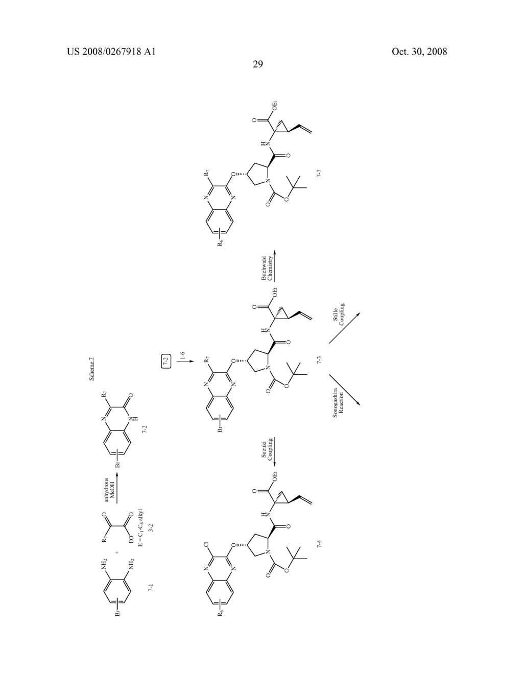 QUINOXALINYL DIPEPTIDE HEPATITIS C VIRUS INHIBITORS - diagram, schematic, and image 30