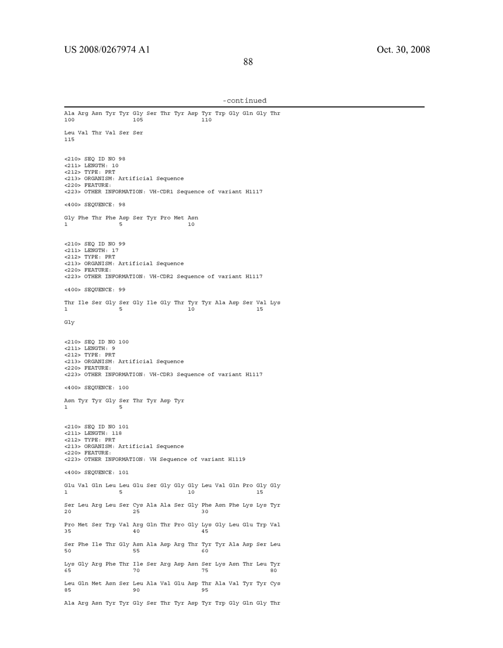 Selection of Human TNFAlpha Specific Antibodies - diagram, schematic, and image 103