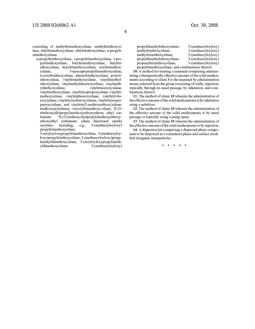 STABILIZED PARTICLE DISPERSIONS CONTAINING SURFACE-MODIFIED INORGANIC NANOPARTICLES - diagram, schematic, and image 07