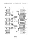 Locking Structure for Molded Parts in a Molding Machine diagram and image