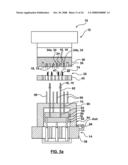 Locking Structure for Molded Parts in a Molding Machine diagram and image