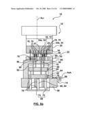 Locking Structure for Molded Parts in a Molding Machine diagram and image