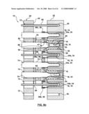 Locking Structure for Molded Parts in a Molding Machine diagram and image