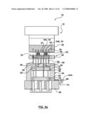 Locking Structure for Molded Parts in a Molding Machine diagram and image