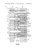 Locking Structure for Molded Parts in a Molding Machine diagram and image