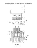 Locking Structure for Molded Parts in a Molding Machine diagram and image