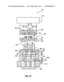 Locking Structure for Molded Parts in a Molding Machine diagram and image