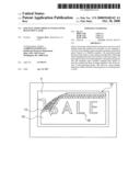 One-way vision display panels with retention layer diagram and image