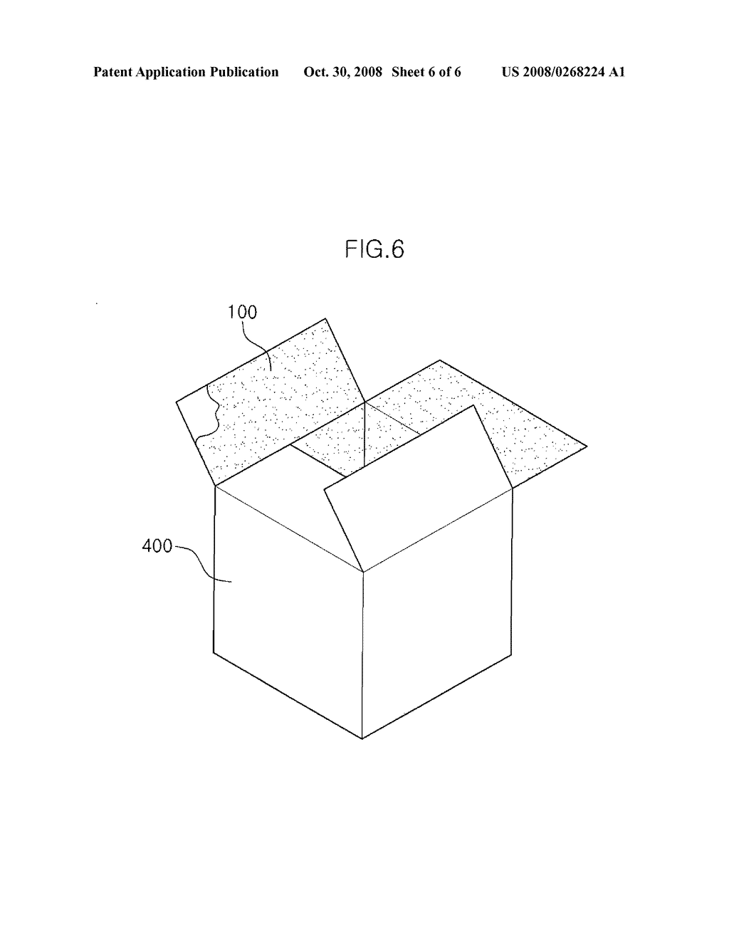 POROUS ADHESIVE FOR CORRUGATED CARDBOARD AND METHOD OF MANUFACTURING CORRUGATED CARDBOARD USING THE SAME - diagram, schematic, and image 07