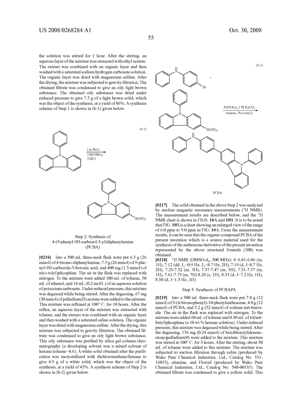 ORGANIC COMPOUND, ANTHRACENE DERIVATIVE, AND LIGHT-EMITTING ELEMENT, LIGHT-EMITTING DEVICE, AND ELECTRONIC DEVICE IN WHICH THE ANTHRACENE DERIVATIVE IS USED - diagram, schematic, and image 90