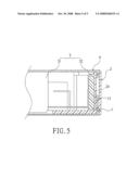 Combined thin battery structure diagram and image