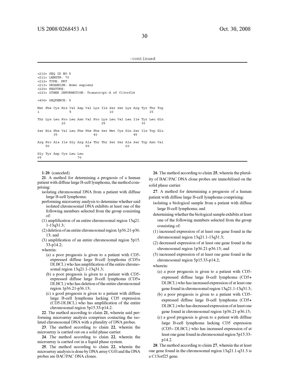 Types of lymphoma and method for prognosis thereof - diagram, schematic, and image 47