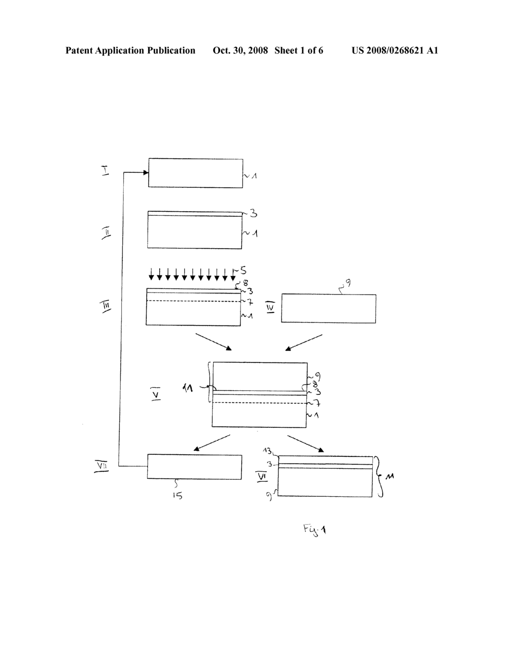 METHOD FOR MANUFACTURING COMPOUND MATERIAL WAFER AND CORRESPONDING COMPOUND MATERIAL WAFER - diagram, schematic, and image 02