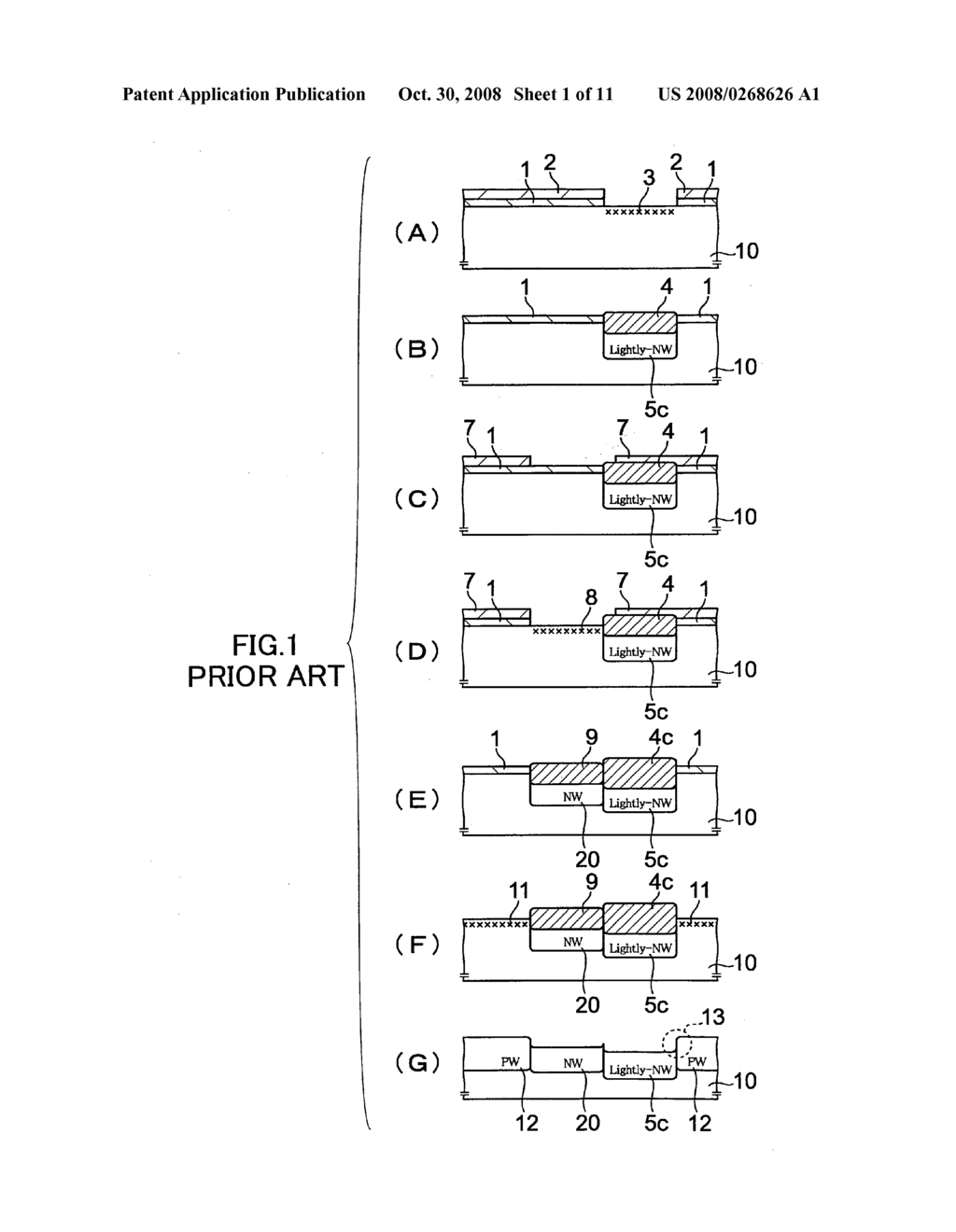 Semiconductor device having a plurality of kinds of wells and manufacturing method thereof - diagram, schematic, and image 02