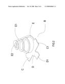 Elastic terminal structure diagram and image