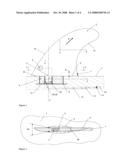 Fin Unit with Elastic Attachment System on an Underside of a Marine Apparatus diagram and image