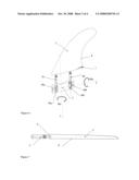 Fin Unit with Elastic Attachment System on an Underside of a Marine Apparatus diagram and image