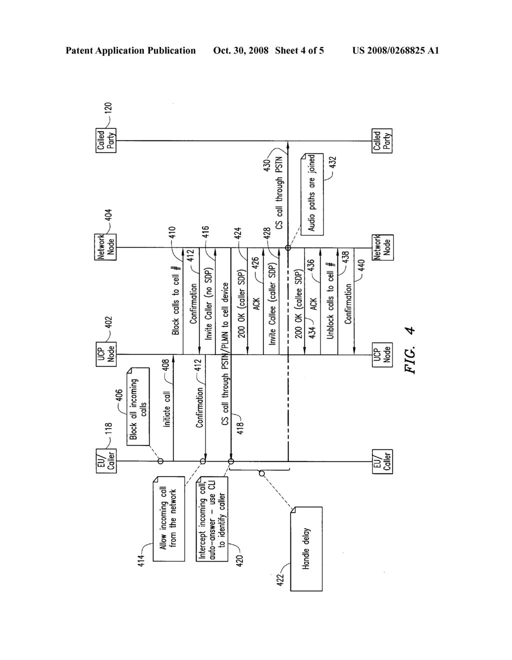 System and method for integrating an outgoing cellular call as an enterprise call - diagram, schematic, and image 05