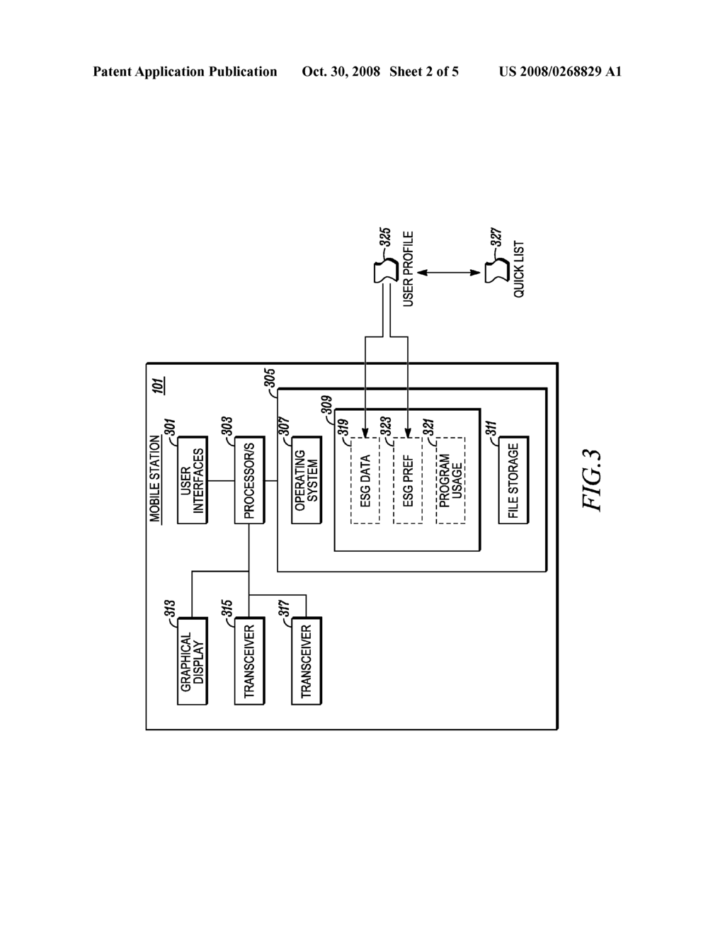 METHOD AND APPARATUS FOR USER PERSONALIZED MOBILE VIDEO PROGRAM LIST POPULATION - diagram, schematic, and image 03