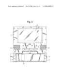 VIDEO CONSOLE DISPLAY SCREEN/HOUSING AND INTEGRATED SENSING BAR diagram and image