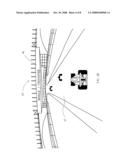 Super oval large scale automotive venue diagram and image