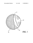 GOLF BALLS WITH POLYURETHANE COVERS FORMED FROM LOW-MONOL CONTENT POLYOLS diagram and image