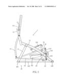 ELLIPTICAL EXCISE APPARATUS CAPABLE OF INCREASE EXERCISE DISTANCE diagram and image