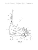 ELLIPTICAL EXCISE APPARATUS CAPABLE OF INCREASE EXERCISE DISTANCE diagram and image