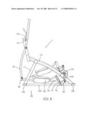 ELLIPTICAL EXCISE APPARATUS CAPABLE OF INCREASE EXERCISE DISTANCE diagram and image