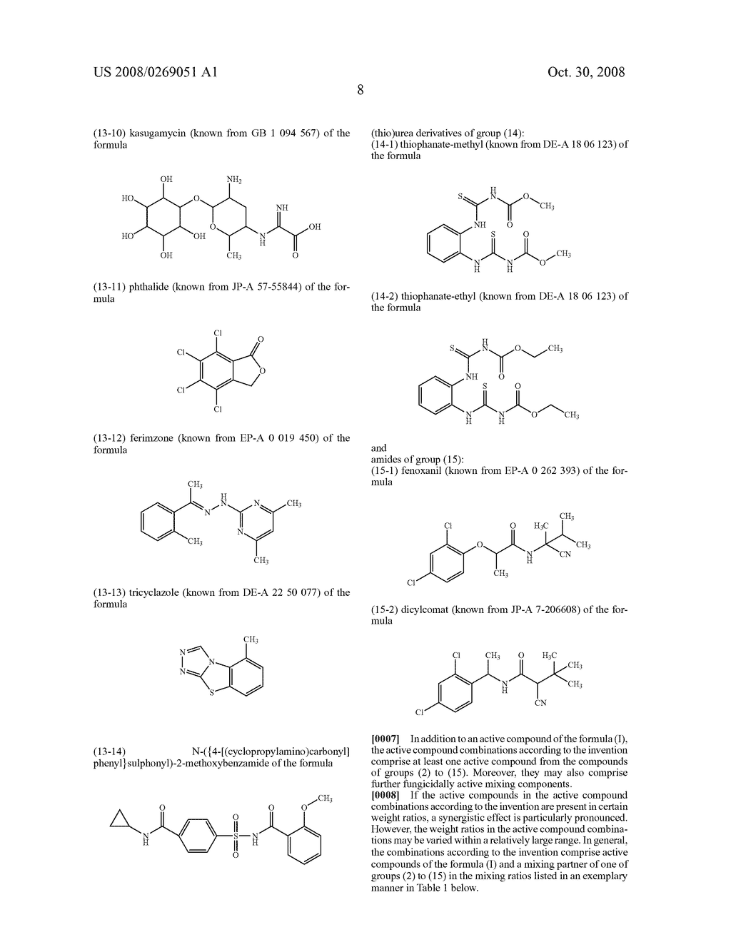 Fungicidal Active Compound Combinations - diagram, schematic, and image 09