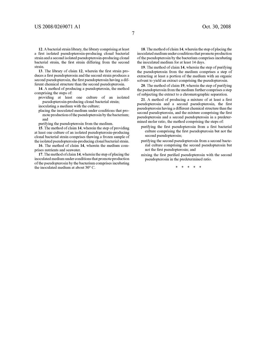 PSEUDOPTEROSIN-PRODUCING BACTERIA AND METHODS OF USE - diagram, schematic, and image 11