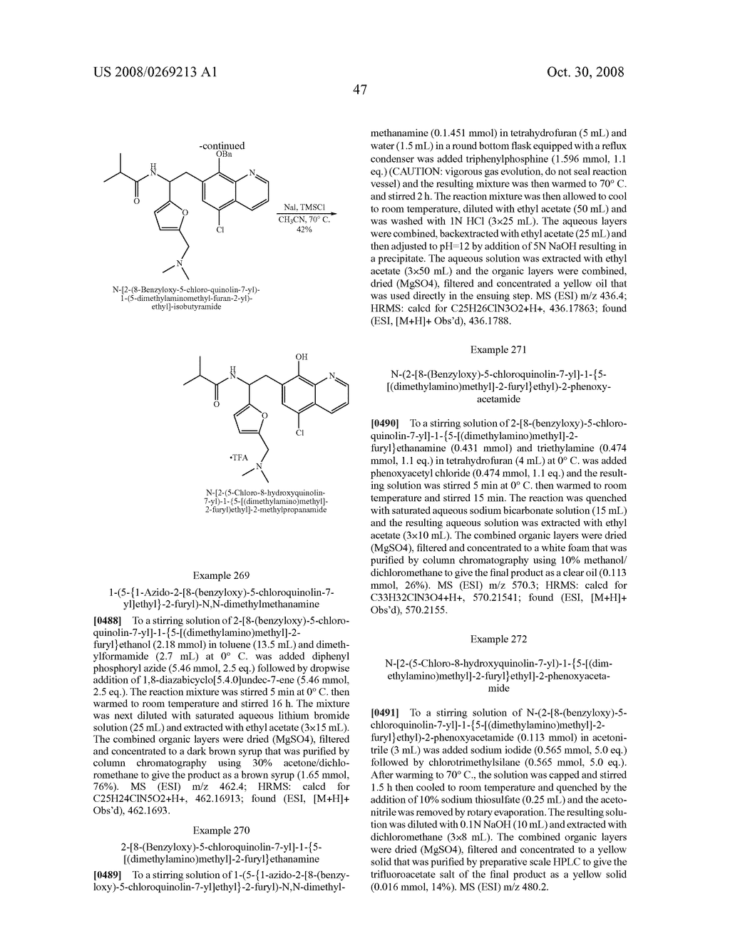 8-Hydroxyquinoline compounds and methods thereof - diagram, schematic, and image 48