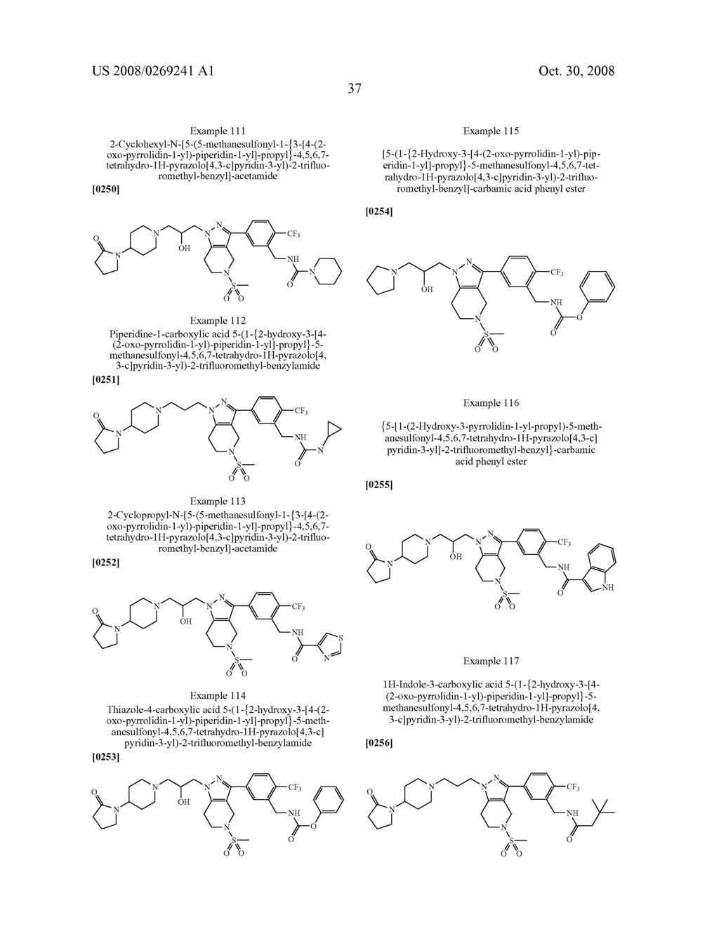 BICYCLIC AMINOPROPYL TETRAHYDRO-PYRAZOLO-PYRIDINE MODULATORS OF CATHEPSIN S - diagram, schematic, and image 38