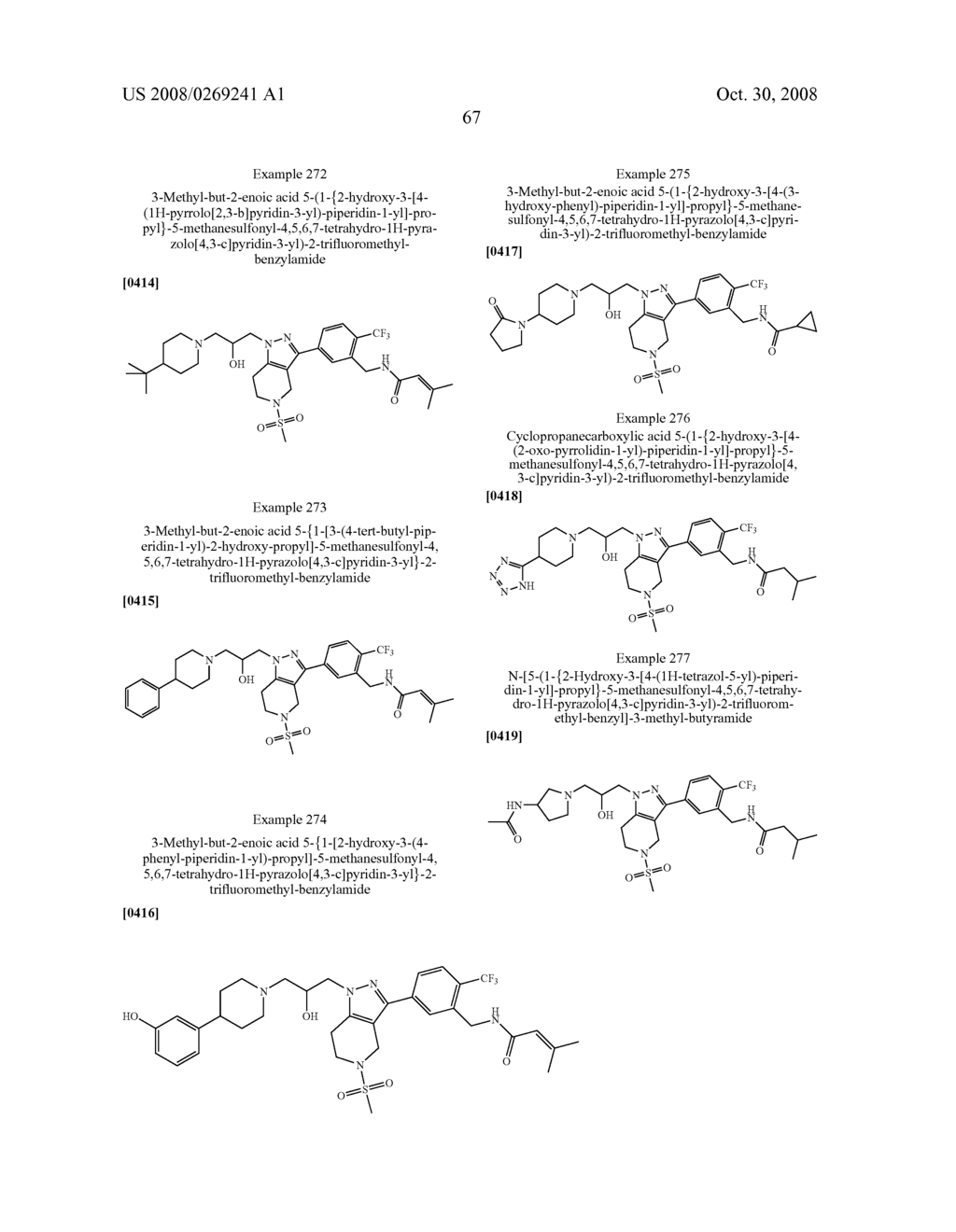 BICYCLIC AMINOPROPYL TETRAHYDRO-PYRAZOLO-PYRIDINE MODULATORS OF CATHEPSIN S - diagram, schematic, and image 68