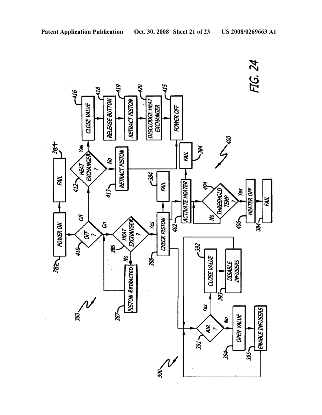 High flow rate infusion unit and heat exchanger - diagram, schematic, and image 22