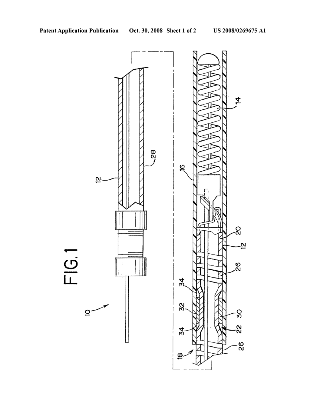 INTERVENTIONAL MEDICAL DEVICE SYSTEM HAVING A SLOTTED SECTION AND RADIOPAQUE MARKER AND METHOD OF MAKING THE SAME - diagram, schematic, and image 02