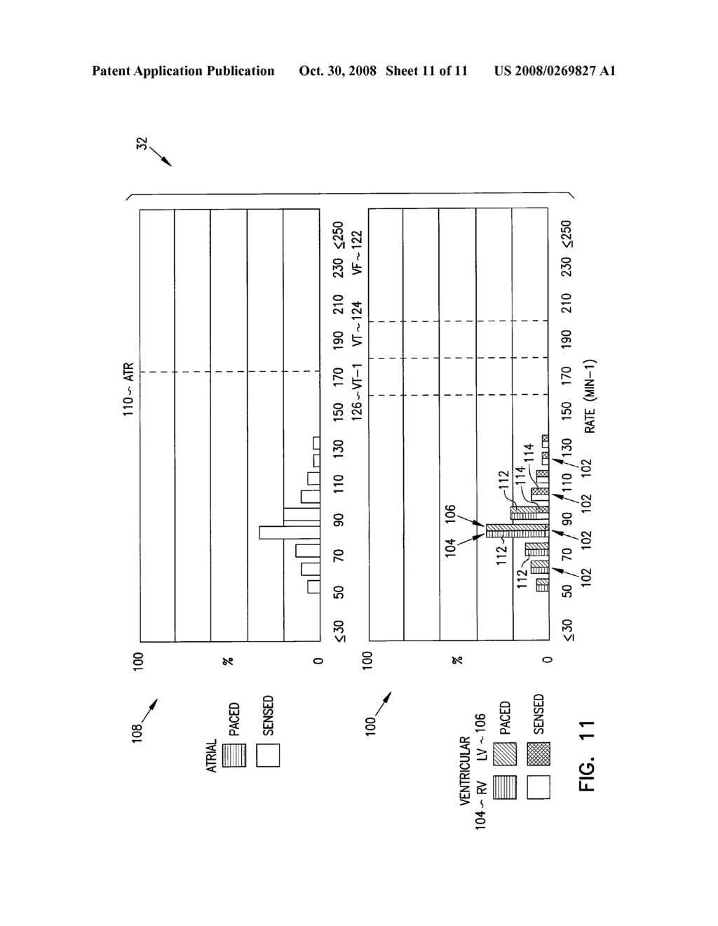 SYSTEM AND METHOD FOR DISPLAYING A HISTOGRAM OF CARDIAC EVENTS - diagram, schematic, and image 12