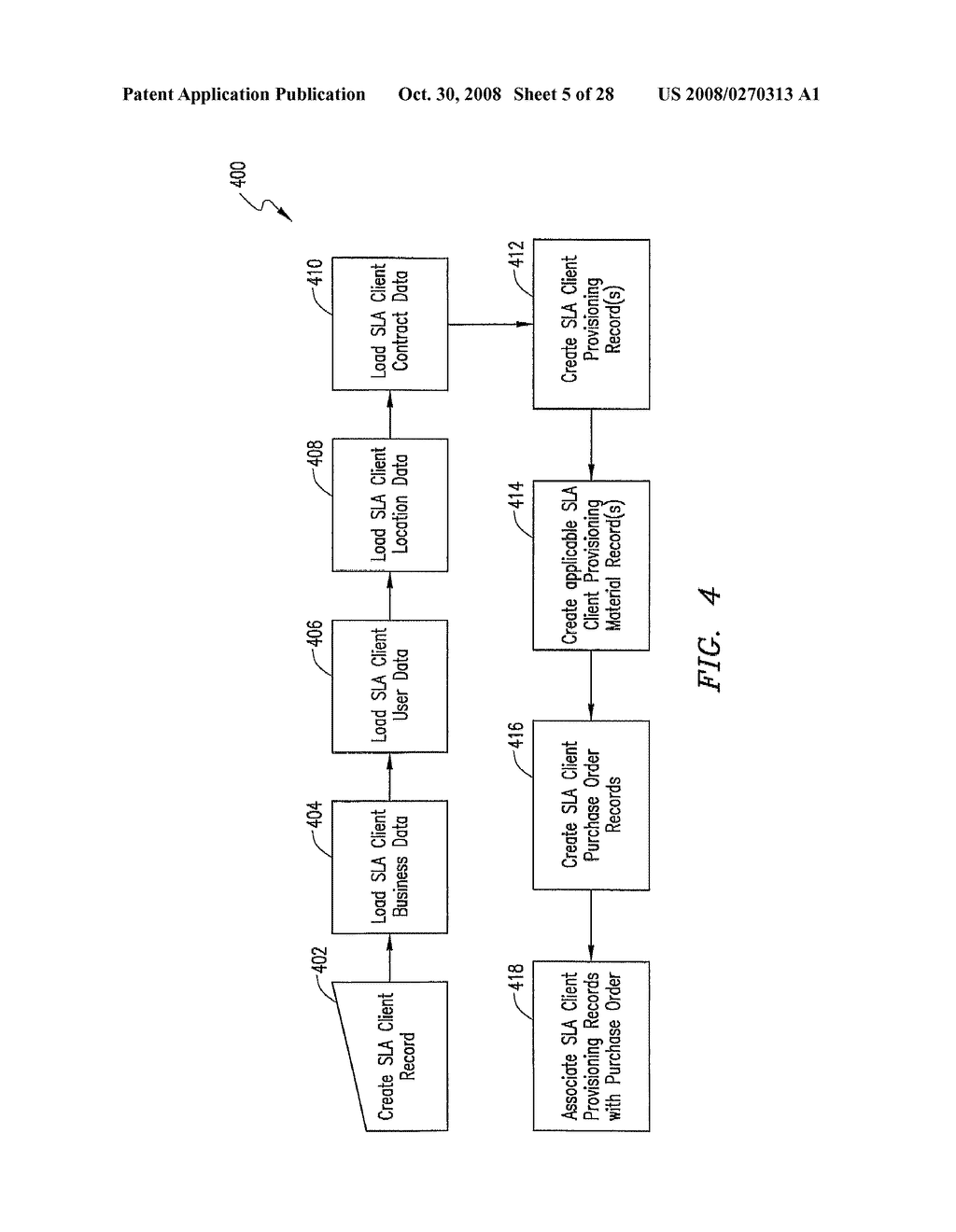 Outsourced Service Level Agreement Provisioning Management System and Method - diagram, schematic, and image 06