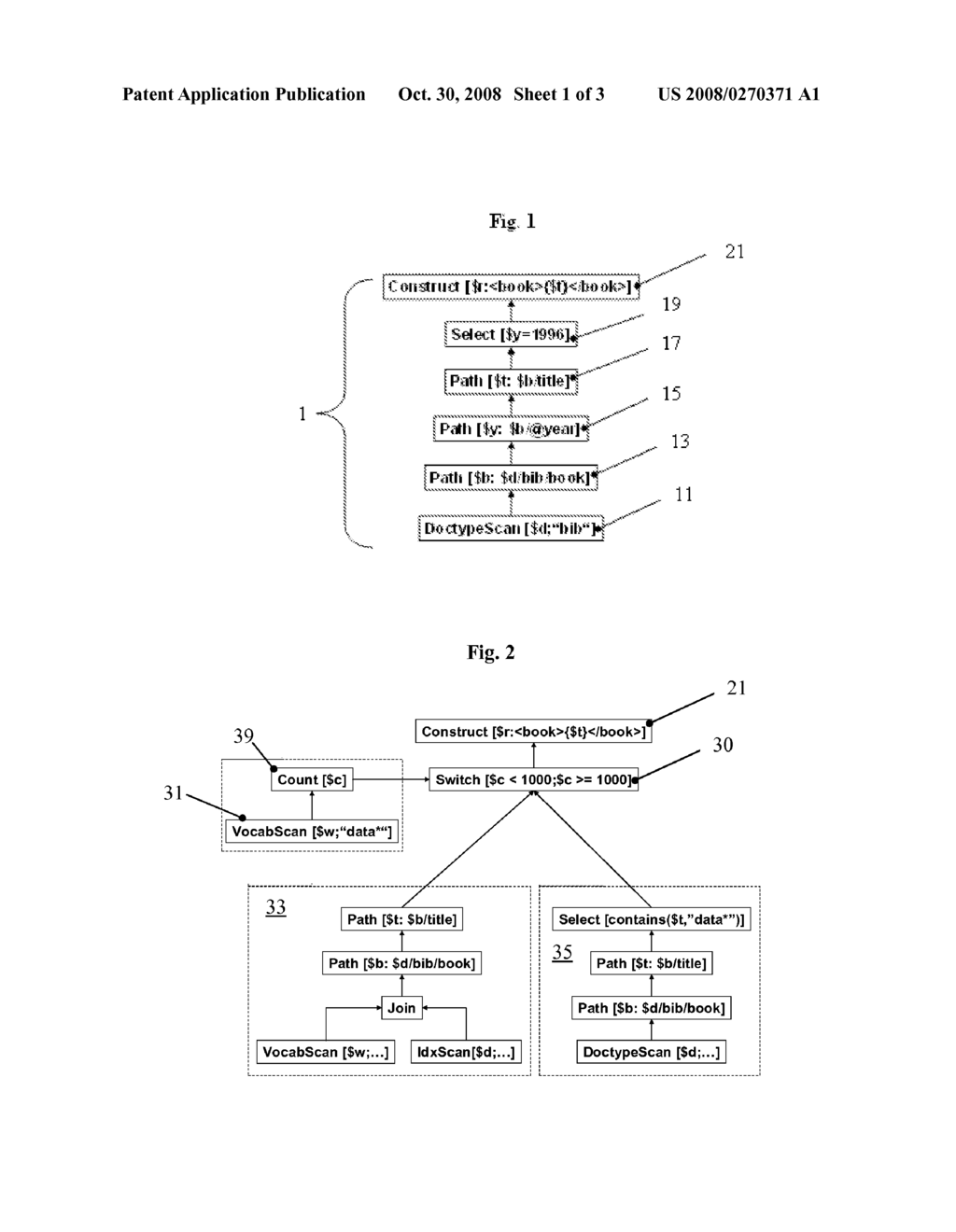 Method and Database System for Executing a XML Database Query - diagram, schematic, and image 02