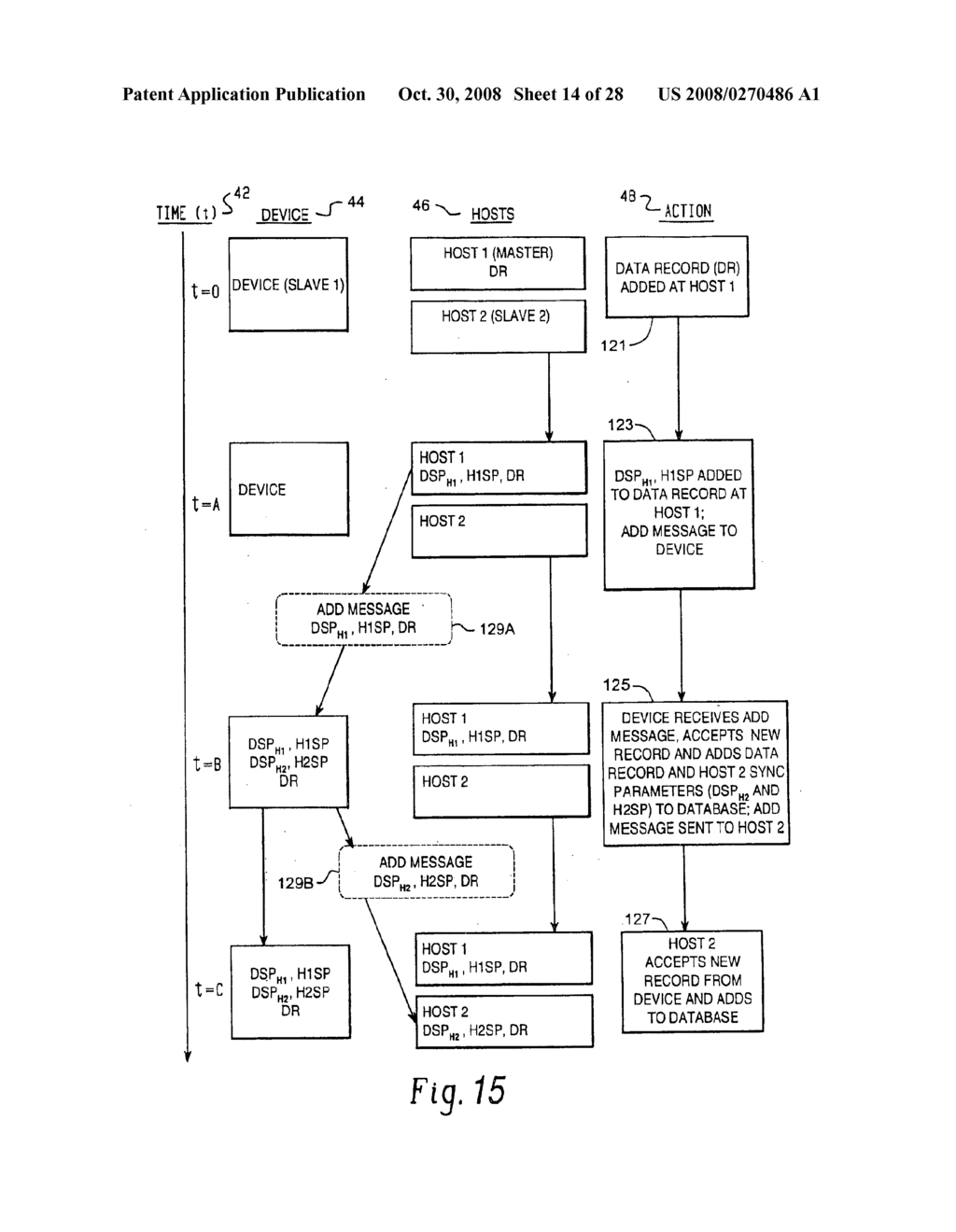 SYSTEM AND METHOD FOR SYNCHRONIZING DATA RECORDS BETWEEN MULTIPLE DATABASES - diagram, schematic, and image 15